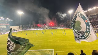 Omonoia fans against Anorthosis