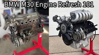 Making A 50 Year Old BMW Engine New Again! M30 Inline 6 Engine Restoration