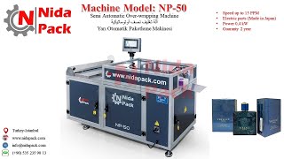 NP-50 Semi Automatic overwrapping Machine / آلة تغليف نصف آلية / Yarı Otomatik Paketleme Makinesi