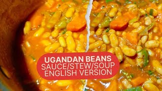 How To Cook Beans Stew | Beans soup | Beans sauce recipe