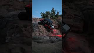 Dezrik Try going up High Dive 😳🤪 Subscribe for his next attempt 😅🤠 # Moab High Dive # #CRAZY #Honda