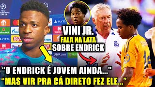 🚨 EITA! Olha o que o VINI JR FALOU DO ENDRICK, DO MBAPPÉ E DO REAL MADRID "SUBIU PRA CABEÇA"