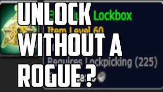 Gamer : Wow Best gold making tips and tricks Unlock lock boxes ( No ROGUE ) ? 8.2