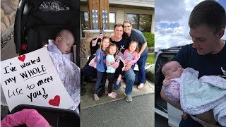 Soldier Meets Newborn For the First Time!