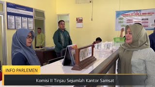 Komisi II DPRD Provinsi Gorontalo Monitoring Pelayanan Samsat Kab. Gorontalo Utara