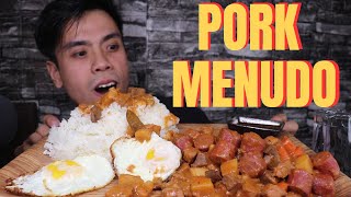 PORK MENUDO MUKBANG ASMR