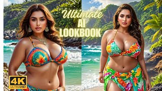 Ultimate Lookbook|Beautiful Indian Girls in Colorful Bikinis|You'll Love These Outfits! @AI_Beautie