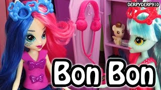 Equestria Girls Spring Break 1 Bon Bon Sweetie Drops MLP My Little Pony Toy Doll Review/Parody/Spoof