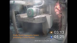 Firefly Quick Suppression on Tissue Machine