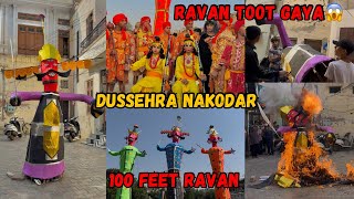 Dussehra vlog - 100 feet ravan toot gaya😱? #ravan #dussehra #viral #trending #views #youtubeindia