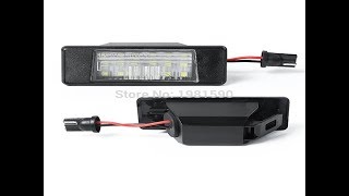 1 pair no error led license plate light for Nissan Armada NV200