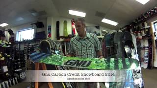 Gnu Carbon Credit Snowboard 2014 Preview