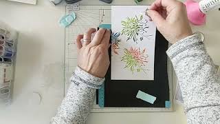 Fantasy Dandelion 3 Ways #inkyliciousstamps