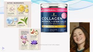 Collagen Face Moisturizer with Airless Pump, link comment#amazonstyle #beauty #skincare