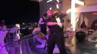 Amazing Fire Performer - New Year Eve Dubai