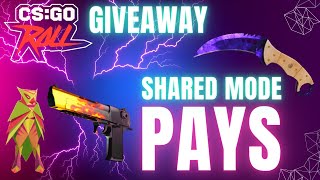 CSGOROLL SHARED MODE PAYS! (CS2 GIVEAWAY)