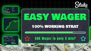 THE BEST LOW-RISK WAGER STRATEGY VERSION-2.0 ON STAKE💸💸 (BRONZE TO DIAMOND IN HOURS !!)