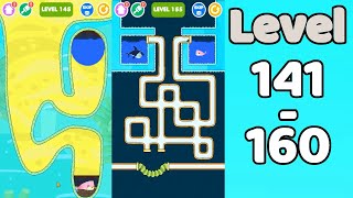 Save the Fish walkthrough Level 141 - 160 | Mronger