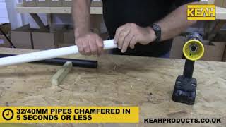 KEAH Plastic Pipe Chamfer Tool