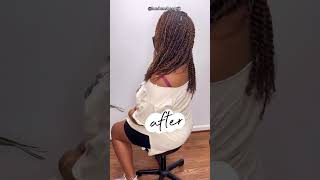 Cornrows & Two Strand Twist on Natural Hair | Protective Hairstyle | No Extensions