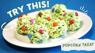 How to make a Popcorn Marshmallow treat Balls / Easy Recipe /@bakingwithdanita5427