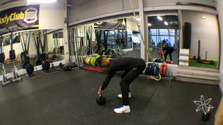 Kettlebell swing curl // Balancier et flexion biceps avec kettlebell