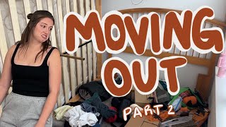 ST. PETE MOVE OUT/IN VLOG | packing, cleaning, abnd chaos | Part 2