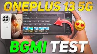 ONEPLUS 13 5G PUBG TEST | ONEPLUS 13 5G GAMING TEST 😭😭