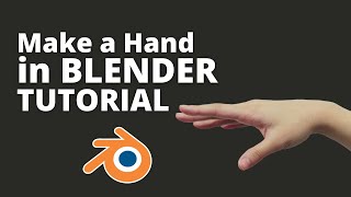 How to make a hand in blender with the skin modifier