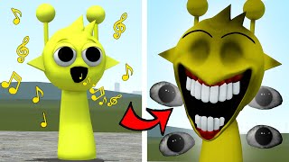 WHAT IF I MAKE A SONG WITH HORROR YELLOW SPRUNKI in Garry's Mod!