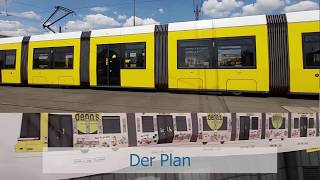 Tram Werbung Berlin Denn's Biomarkt