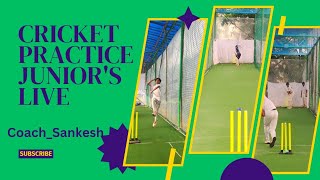 Cricket Practice Live | Batter | Bowler | Juniors | Cricket_Coach_Sankesh is live!