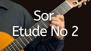 Sor Etude No 2 | Classical Guitar | Acoustic Guitar