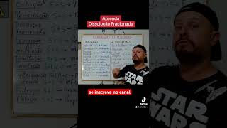 Dissolução Fracionada | Aprenda química do jeito fácil #química #enem #vestibular