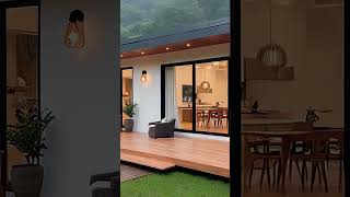 Rumah Modern Minimalis dengan Sentuhan Alam#rumahminimalis #desainmodern #rumahalami #teraskayu