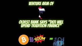 Thailand's oldest bank says "DeFi possesses everything Traditional Finance has". Bitcoin's ready!!!