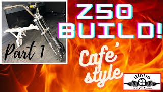 A new project! Honda Z50 café racer style build Part1