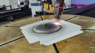 Laser Cladding Machine Test Samples - Disc Blade Laser Cladding