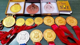 🥇 मेडल_ SOF, Silver Zone, Unified Council || I got medals of year 2022 || #medal  #medals