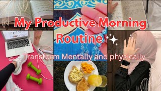 My Productive Morning Routine | Tahajjud,Healthy Habits,Breakfast,Plan a Good Day