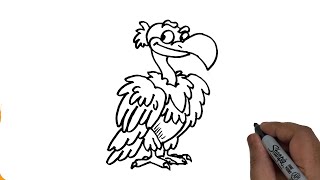 How to Draw Vulture Easy.