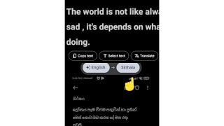 Image එකක තියෙන text ලේසියෙන්ම translate කරගන්නෙ කොහොමද How to translate text from Image #googlelens