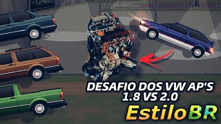 COMPARATIVO DOS VW QUADRADOS NO ESTILO BR | AP 1.8 VS AP 2.0 | NICKBR