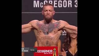 UFC 264. Conor McGregor Weigh-in.