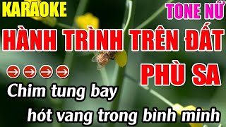 Hành Trình Trên Đất Phù Sa Karaoke Tone Nữ Karaoke Lâm Nhạc Sống - Beat Mới