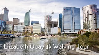 Elizabeth Quay, Perth Walking Tour 2024. High Quality 4k 60p taken with the DJI Osmo Action 4