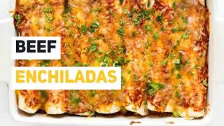 BEEF ENCHILADAS