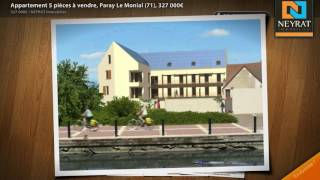 Appartement 5 pièces à vendre, Paray Le Monial (71), 327 000€