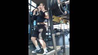 180KG/405 lb Zercher squat