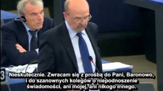 Ryszard Legutko-debata nad wspólną polityką zagraniczną i bezpieczeństwa UE